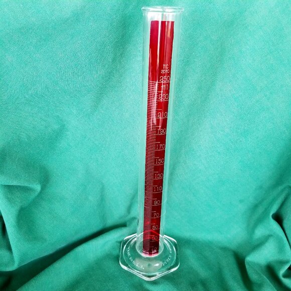 Pyrex Other - Vintage PYREX Single Metric Scale Red Cylinder